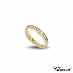 Chopard Yellow Gold Full Eternity Diamond Band 827331-0111 Chopard Yellow Gold Full Eternity Diamond Band 827331-0111